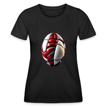 SIIIR FOOTBALL - T-shirt sport Femme - noir - Devant - AI Model Female 172 light (172cm)