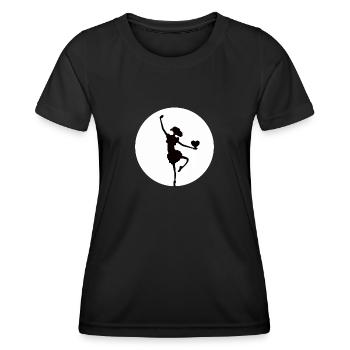 Ballet Sheep - Women's Functional T-Shirt - black - Front - AI Model Female 172 light (172cm)
