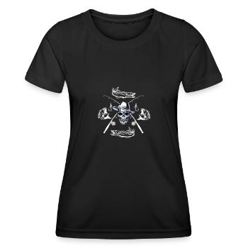 fisherman skeleton - Women's Functional T-Shirt - black - Front - AI Model Female 172 light (172cm)