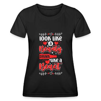 Celebrate Drinking Party make girls' evening - Women's Functional T-Shirt - black - Front - AI Model Female 172 light (172cm)