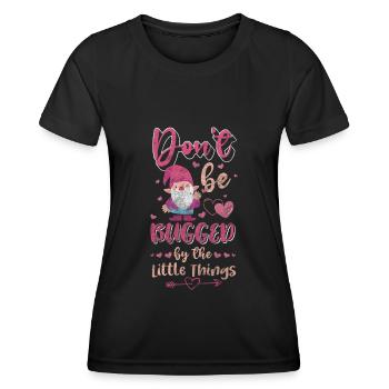 Midget Fantasy cadeaux minuscule - T-shirt sport Femme - noir - Devant - AI Model Female 172 light (172cm)