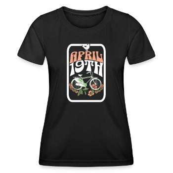 Bicycle day - Women's Functional T-Shirt - black - Front - AI Model Female 172 light (172cm)