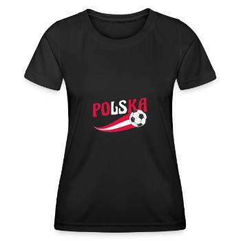 Pole Polen - Frauen Funktions-T-Shirt - Schwarz - Vorne - AI Model Female 172 light (172cm)