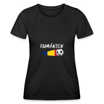 Romanians Romania - Women's Functional T-Shirt - black - Front - AI Model Female 172 light (172cm)
