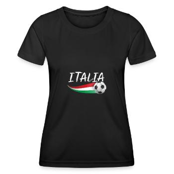 Italie Italien Italien Italie - T-shirt sport Femme - noir - Devant - AI Model Female 172 light (172cm)