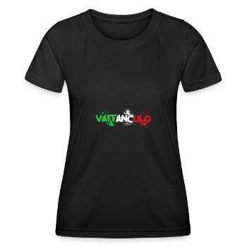 Italy Italian Vaffanculo - Women's Functional T-Shirt - black - Front - AI Model Female 172 light (172cm)