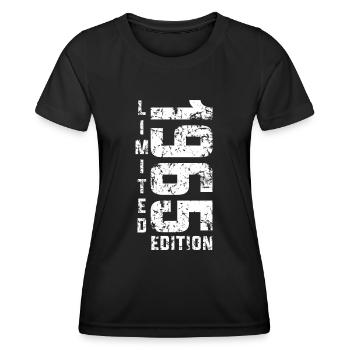 Limited Edition 1965 Retro year of birth - Women's Functional T-Shirt - black - Front - AI Model Female 172 light (172cm)