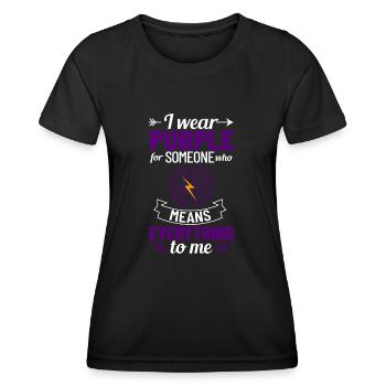 Epilepsy Convulsive disease Epileptic seizure - Women's Functional T-Shirt - black - Front - AI Model Female 172 light (172cm)