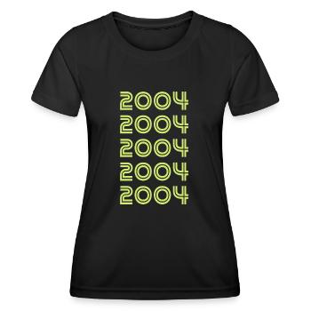 2004 - Women's Functional T-Shirt - black - Front - AI Model Female 172 light (172cm)