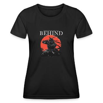 Samurai Ronin – To The One Who Left It All Behind - Women's Functional T-Shirt - black - Front - AI Model Female 172 light (172cm)