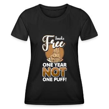 Nicotine discipline addiction - Women's Functional T-Shirt - black - Front - AI Model Female 172 light (172cm)