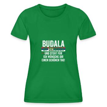 Serbian Serbian Serbia - Women's Functional T-Shirt - kelly green - Front - AI Model Female 172 dark (172cm)