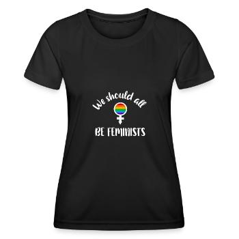 Equality - Women's Functional T-Shirt - black - Front - AI Model Female 172 light (172cm)