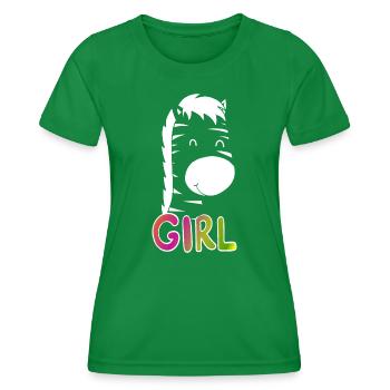Girl Tagesoutfit Weihnachtsgeschenk - Frauen Funktions-T-Shirt - Kelly Green - Vorne - AI Model Female 172 dark (172cm)