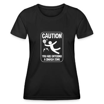 Padel Padel Player Padeltennis Paddle Padel Trainer - Women's Functional T-Shirt - black - Front - AI Model Female 172 light (172cm)