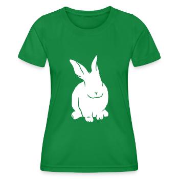 Rabbit - Women's Functional T-Shirt - kelly green - Front - AI Model Female 172 dark (172cm)