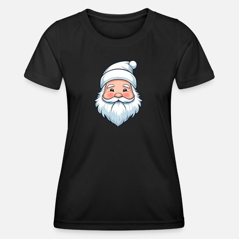 White Christmas Magic - Women's Functional T-Shirt - black