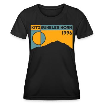 Kitzbüheler Horn Hike Kitzbühel Hiking Tyrol - Women's Functional T-Shirt - black - Front - AI Model Female 172 light (172cm)