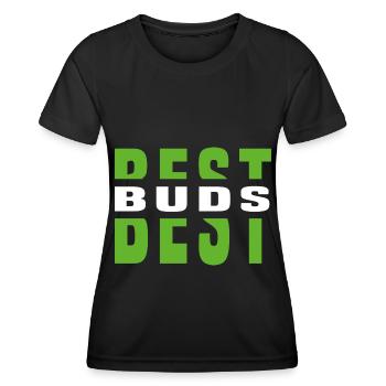 Meilleurs amis Meilleurs bourgeons Meilleur ami - T-shirt sport Femme - noir - Devant - AI Model Female 172 light (172cm)