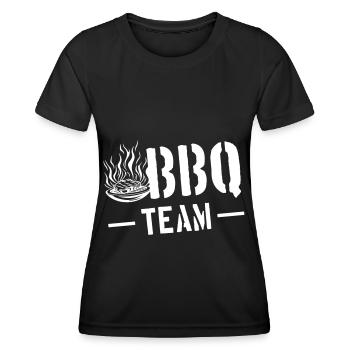 Grillen Barbecue Bbq Team - Frauen Funktions-T-Shirt - Schwarz - Vorne - AI Model Female 172 light (172cm)