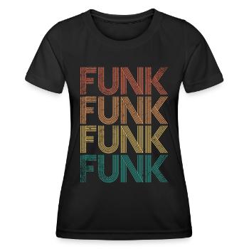 Funk Musik - Frauen Funktions-T-Shirt - Schwarz - Vorne - AI Model Female 172 light (172cm)