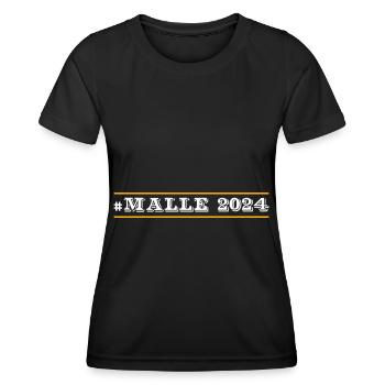 Malle 2024 - Women's Functional T-Shirt - black - Front - AI Model Female 172 light (172cm)