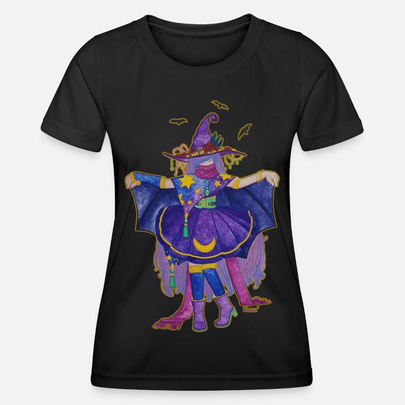 Bat Witch - Women's Functional T-Shirt - black