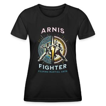 Arnis Kali Eskrima Entraînement de boxe philippine - T-shirt sport Femme - noir - Devant - AI Model Female 172 light (172cm)