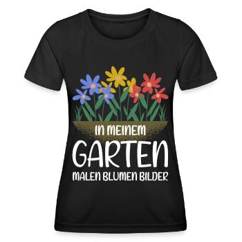 Garten Gärtner - Lustiges Hobbygärtner Geschenk - Frauen Funktions-T-Shirt - Schwarz - Vorne - AI Model Female 172 light (172cm)