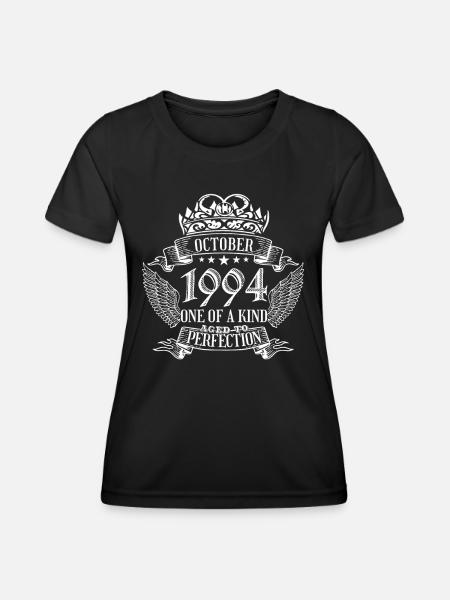 One of a Kind Oktober 1994 Geburtstag - Frauen Funktions-T-Shirt - Schwarz