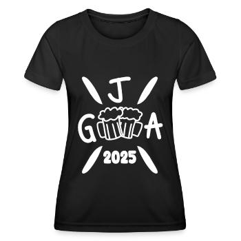 Jga 2025 - Frauen Funktions-T-Shirt - Schwarz - Vorne - AI Model Female 172 light (172cm)
