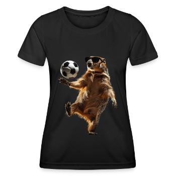 Marmot - Women's Functional T-Shirt - black - Front - AI Model Female 172 light (172cm)
