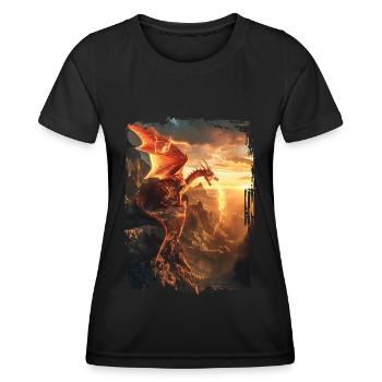 Kite - Women's Functional T-Shirt - black - Front - AI Model Female 172 light (172cm)