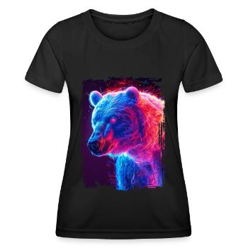 Porter - T-shirt sport Femme - noir - Devant - AI Model Female 172 light (172cm)