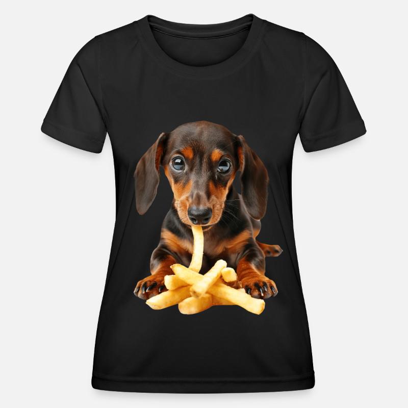 Dachshund - Women's Functional T-Shirt - black