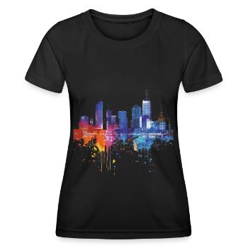Frise-Sud-Ouest - T-shirt sport Femme - noir - Devant - AI Model Female 172 light (172cm)