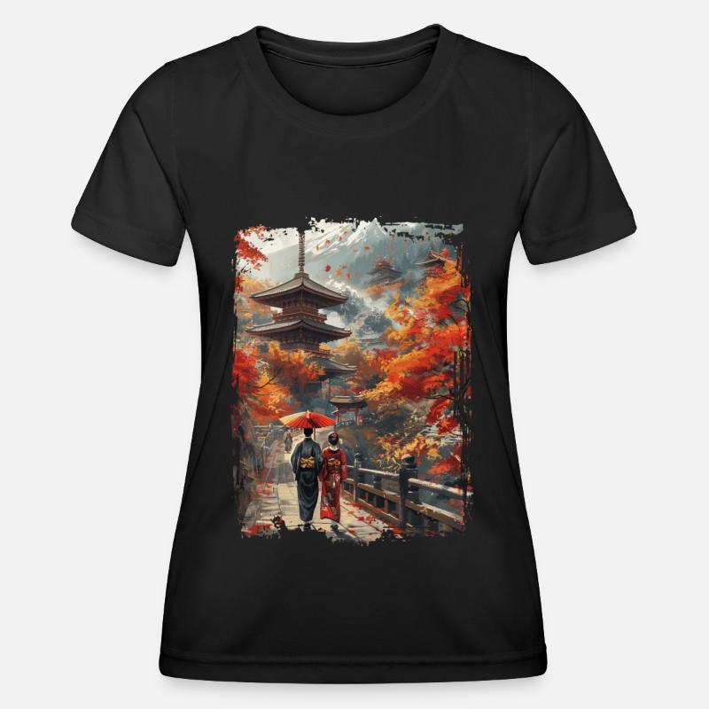 Japan - Women's Functional T-Shirt - black