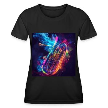 Tuba - Women's Functional T-Shirt - black - Front - AI Model Female 172 light (172cm)