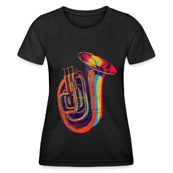 Tuba - Women's Functional T-Shirt - black - Front - AI Model Female 172 light (172cm)