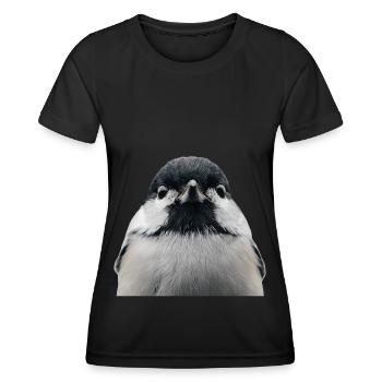 Meise - Frauen Funktions-T-Shirt - Schwarz - Vorne - AI Model Female 172 light (172cm)