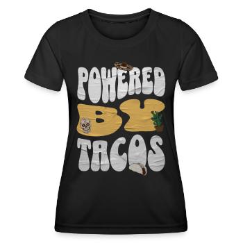 Taco - T-shirt sport Femme - noir - Devant - AI Model Female 172 light (172cm)