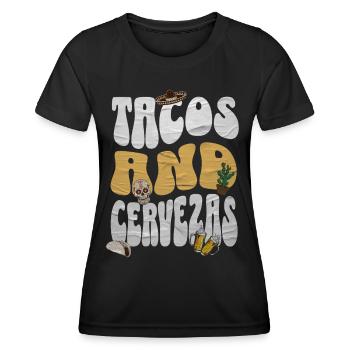 Taco - T-shirt sport Femme - noir - Devant - AI Model Female 172 light (172cm)