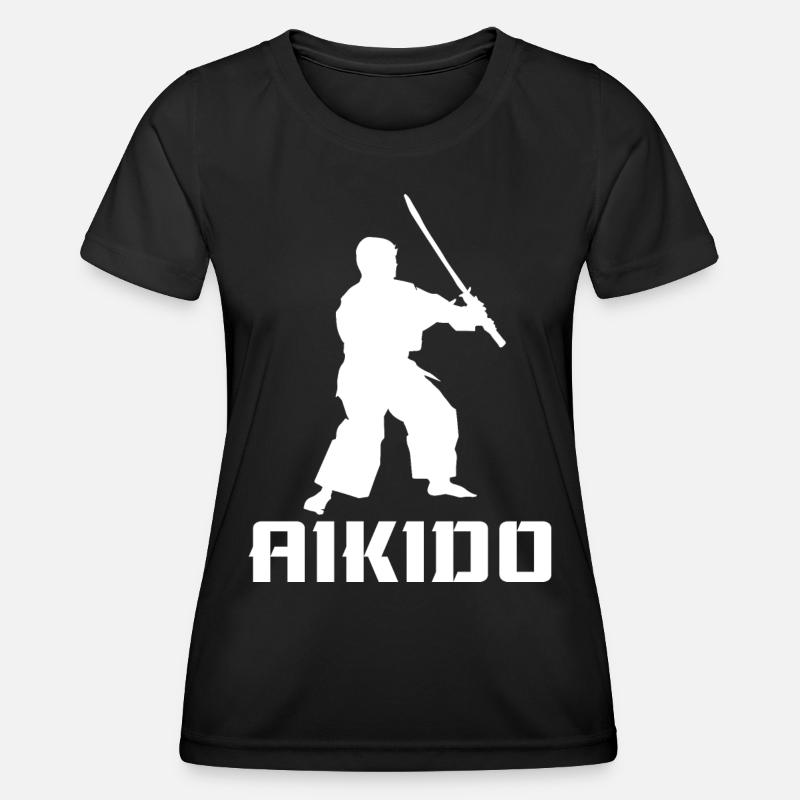 Aikido - Women's Functional T-Shirt - black