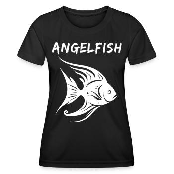 Skalar - Frauen Funktions-T-Shirt - Schwarz - Vorne - AI Model Female 172 light (172cm)