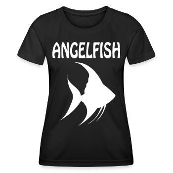 Skalar - Frauen Funktions-T-Shirt - Schwarz - Vorne - AI Model Female 172 light (172cm)