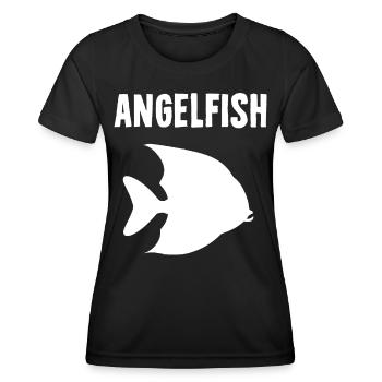 Skalar - Frauen Funktions-T-Shirt - Schwarz - Vorne - AI Model Female 172 light (172cm)