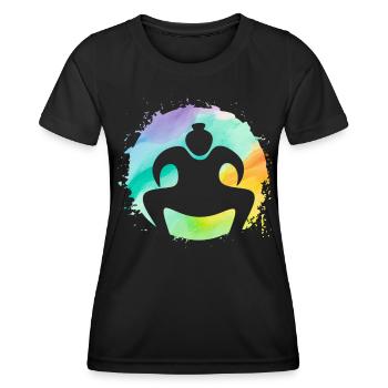 Sumo - T-shirt sport Femme - noir - Devant - AI Model Female 172 light (172cm)