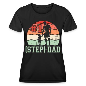 Step Dad - Women's Functional T-Shirt - black - Front - AI Model Female 172 light (172cm)