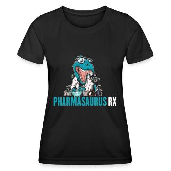 Pharmacien Cadeau, Pharmacie Pharmacie, Pharmacien - T-shirt sport Femme - noir - Devant - AI Model Female 172 light (172cm)