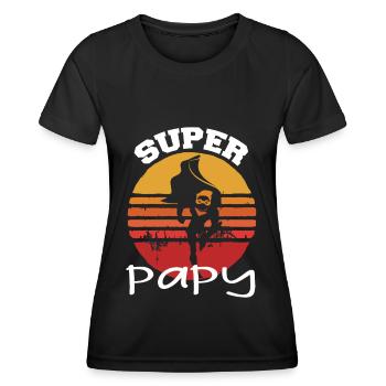 Great grandpa - Women's Functional T-Shirt - black - Front - AI Model Female 172 light (172cm)